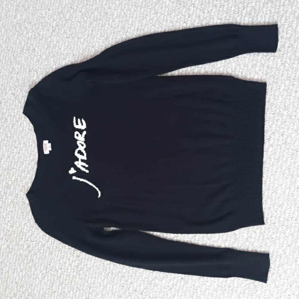 Mossimo Black J'ADORE Sweater Size Small - Picture 11 of 13